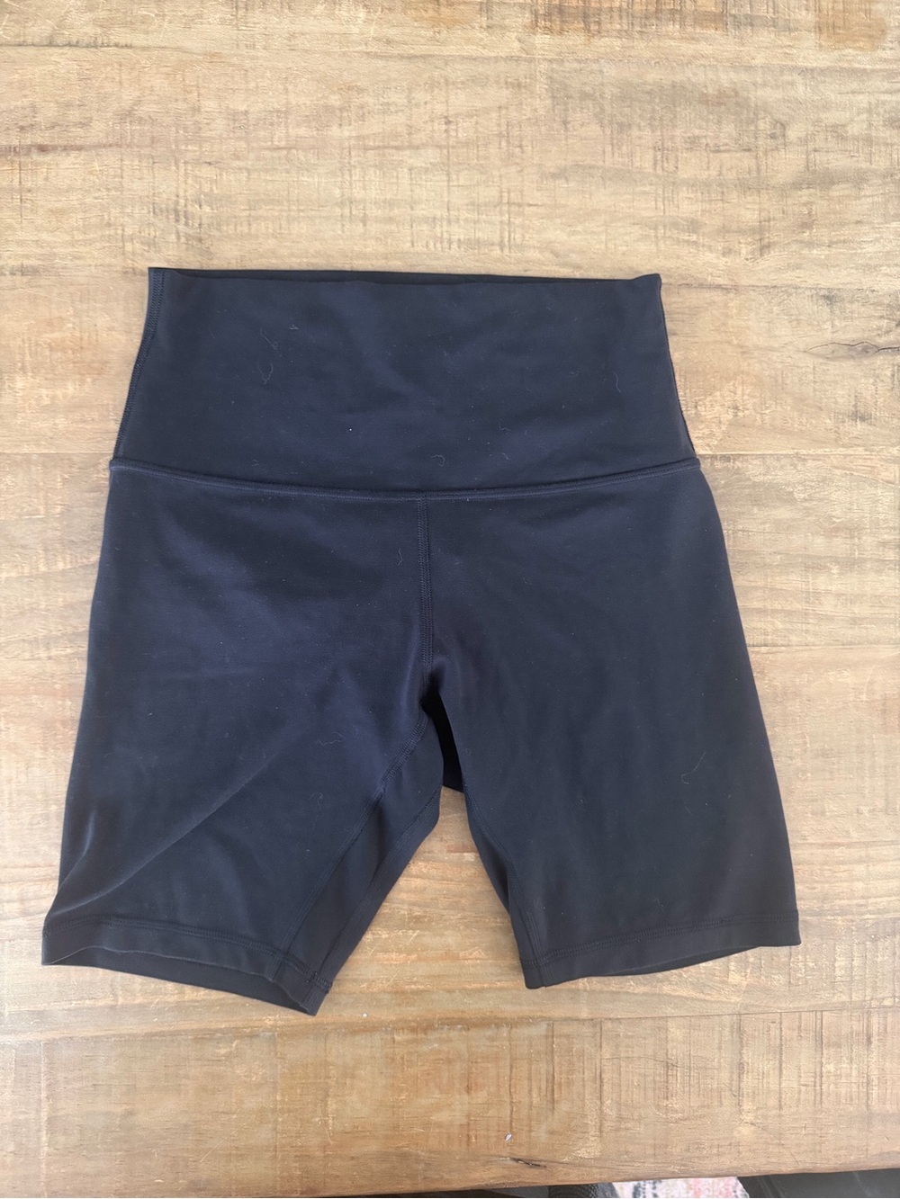 lululemon athletica Black High-Rise Athletic Bike Shorts